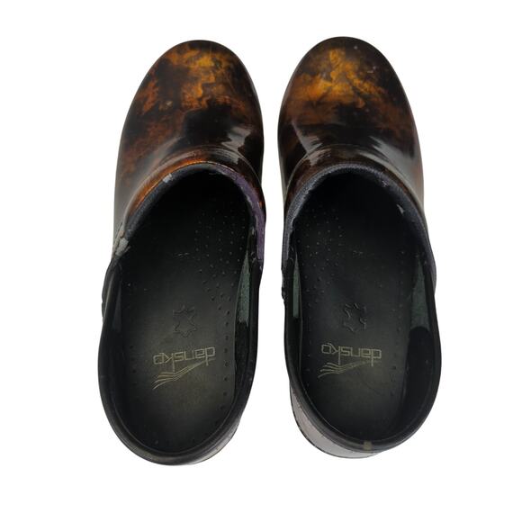 Dansko Pro Copper Brown Patent Leather Comfort Clogs 406290202 EU 38 Women's 8 - Picture 5 of 8